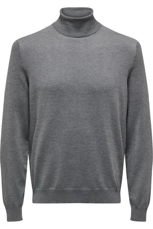 Only & Sons ONSWYLER LIFE REG ROLL NECK KNIT NOOS Heren Trui