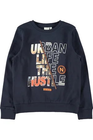 NAME IT KIDSNKMNALO LS SWEAT BRUDark Sapphire116
