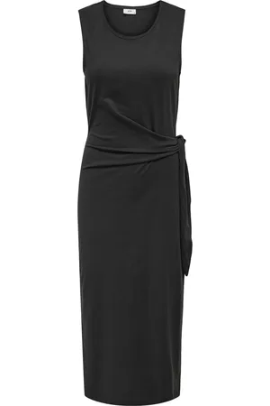 JDY Jacqueline de Yong Jurk hailey S/l Knot Midi Dress Jrs B 15331950 Phantom Dames