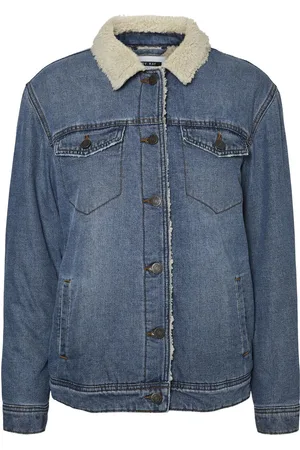 Noisy May NMOLE L/S DENM TEDDY JACKET VI139MB NOOS Dames Jas