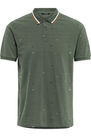 Only & Sons ONSKRIS LIFE SLIM SS AOP POLO Heren Polo