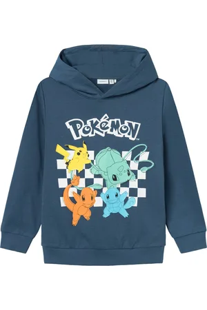 NAME IT NKMJISTER POKEMON SWEAT WH BRU NOOS SKY Jongens Trui