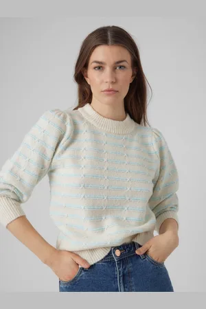 VERO MODA VmLeonor 3/4 O-Neck Pullover Birch XL