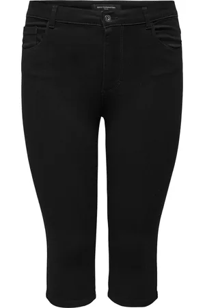 ONLY CARAUGUSTA HW SKINNY DNM KNICKERS Dames Broek