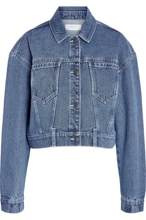 Noisy May NMRONJA L/S CROP DNM JACKET VI433MB NOOS Denim jas L Katoen Dames - Street wear
