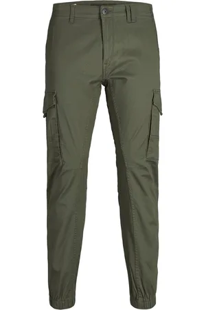 JACK & JONES JACK&JONES JUNIOR JPSTPAUL JJFLAKE AKM 542 OLIVE NOOS JNR Jongens Broek
