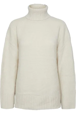 Pieces® PCNANCY LS LOOSE ROLL NECK KNIT NOOS BC Dames Trui