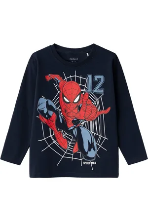 NAME IT NMMJARIS SPIDERMAN LS TOP MAR Jongens Top