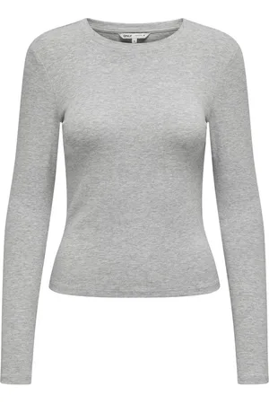 ONLY ONLRILEY O-NECK L/S TOP JRS NOOS Dames T-shirt