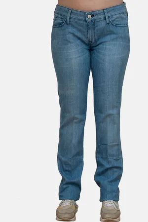 7 for all Mankind Jeans W200 LBL donker blauw stiksel op achterzakken - straight - - 31