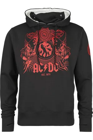 AC/DC Black Ice Trui met capuchon M Katoen Heren - Band merch, Bands