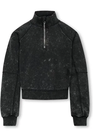 ONLY KOGDONNA L/S HALF ZIP WASHED UB SWT Meisjes Trui