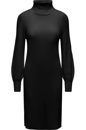 ONLY ONLSASHA L/S ROLLNECK DRESS KNT NOOS Dames Jurk