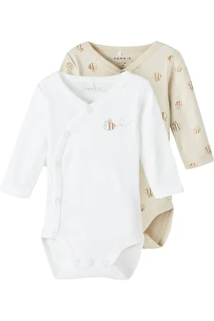 NAME IT NBNBODY 2P LS WRAP BEE NOOS Unisex Body