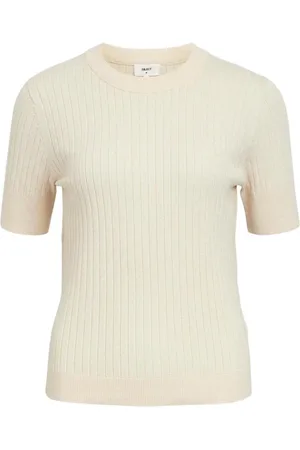 Object Object Objnoelle S/s Knit T-shirt Tops & T-shirts Dames - Shirt -