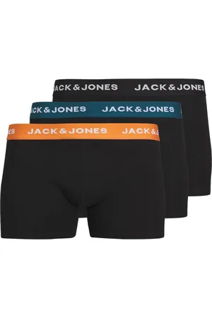 JACK & JONES JACJONAS SOLID TRUNKS 3 PACK JNR Jongens Onderbroek