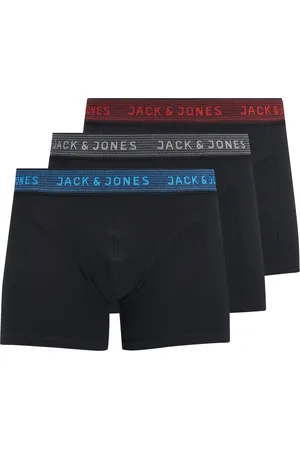 JACK & JONES JACK&JONES JUNIOR JACWAISTBAND TRUNKS 3 PACK NOOS JNR Jongens Onderbroek