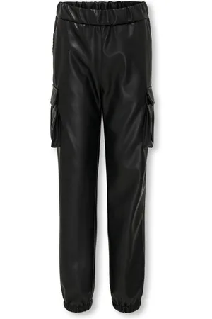ONLY KOGHEIDI FAUX LEATHER TRACKPANTS OTW Meisjes Broek