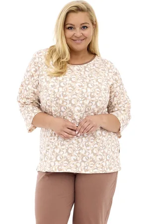 Cornette Dames Pyjama Winter Grote Maten Ines 147/396 48 / 4XL