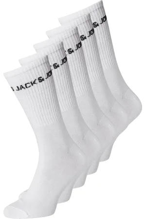 JACK & JONES JACK&JONES JUNIOR JACBASIC LOGO TENNISSOCK 5 PACK NOOS JNR Jongens Sokken