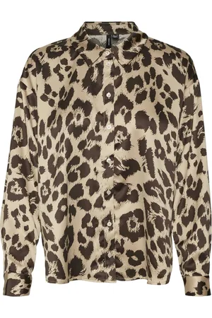VERO MODA VMMERLE LS LOOSE SHIRT WVN GA - Dames - Blouses