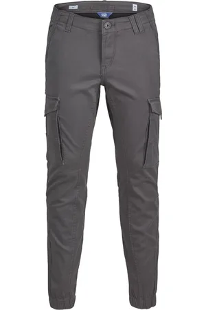 JACK & JONES JACK&JONES JUNIOR JPSTPAUL JJFLAKE 542 ASPHALT NOOS JNR Jongens Broek