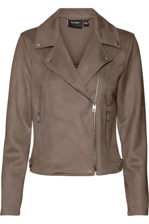 VERO MODA VMJOSE AW23 SHORT FAUX SUEDE JACKET NOOS Dames Biker