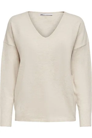 ONLY ONLRICA LIFE L/S V-NECK PULLO KNT NOOS Dames Trui