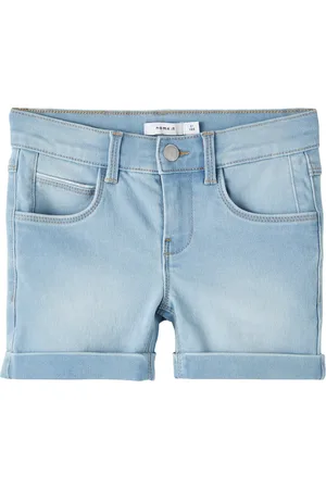 NAME IT NKFSALLI SLIM DNM SHORTS 6470-TX NOOS Meisjes Broek