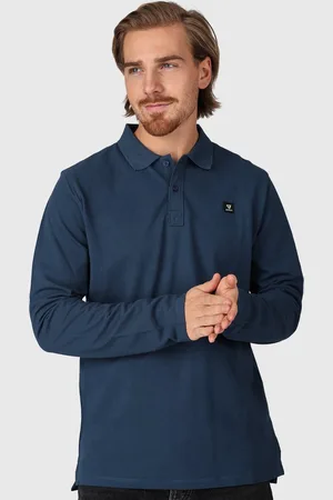 Brunotti Manica Heren Longsleeve Polo - Night Blue - S