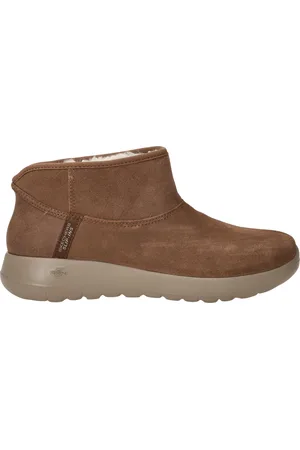 Skechers Slip-Ins On The Go Enkellaarsjes cognac - Dames