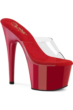 Pleaser ADORE-701 Plateau Sandaal - US 13 - 44 Shoes - /Rood