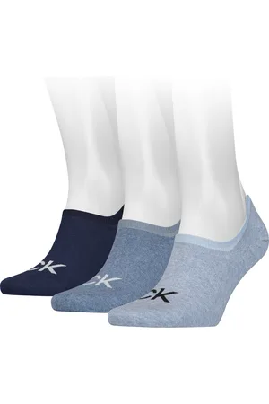 Calvin Klein Herensokken Albert (3-pack) - onzichtbare sokken - drie tinten denim