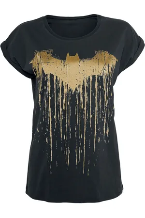 Batman Logo Dripping T-shirt S Katoen Dames - DC Comics, Fan merch, Film, Superhelden