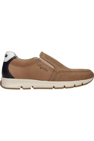 Australian Heren Instappers & Mocassins Eagle Nubuck Sand-beige
