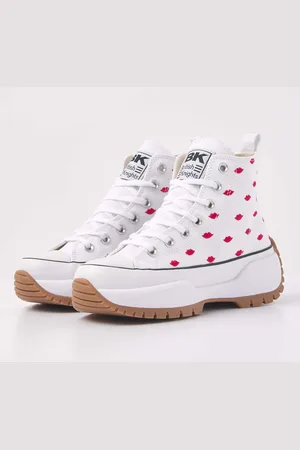 British Knights KAYA MID FLY Dames sneakers hoog - Wit - maat 41