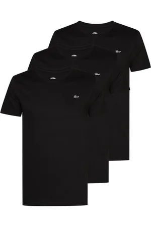 Petrol Industries Heren 3-pack T-shirts - Zwart