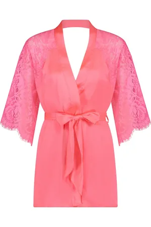 Hunkemöller Dames Nachtmode Kimono Jennifer - - maat XL/XXL