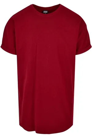 Urban classics Long Shaped Turnup Heren T-shirt - S