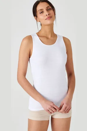 Damart Fijn geribde tanktop Thermolactyl - Vrouwen - - 34-36 (XS)
