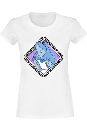 ALICE In Wonderland Face T-shirt M Dames
