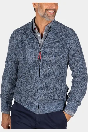 NZA NZA - Grofgebreid blauw vest