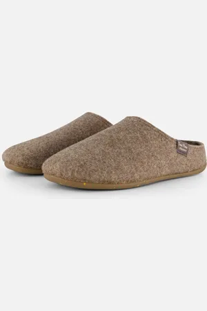 Toni Pons Pantoffels Mona taupe Vilt - Dames