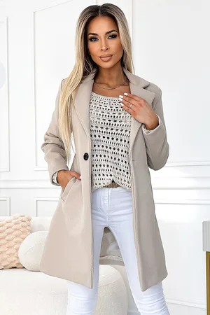 Merkloos Dames Mantel - Trenchcoat