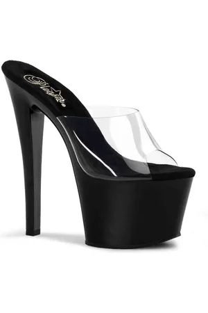 Pleaser SKY-301 Muiltjes - Paaldans schoenen - 45 Shoes - /Transparant