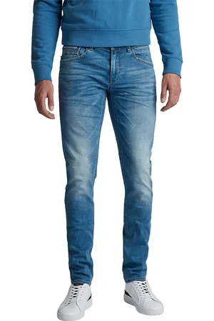 PME Legend™ Heren Jeans Broeken TAILWHEEL slim Fit Blauw 34W / 34L Volwassenen