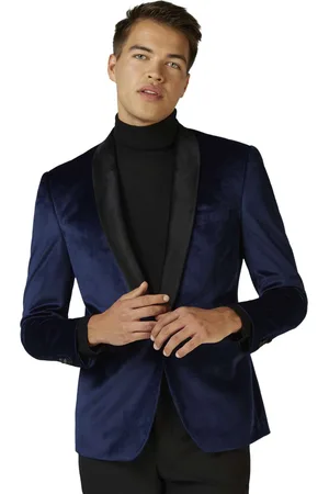 OppoSuits Deluxe Dinner Jacket - Deep Blue - Heren Blazer