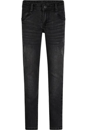 No Way Monday Jongens Broek Super Stretch skinny- Zwart