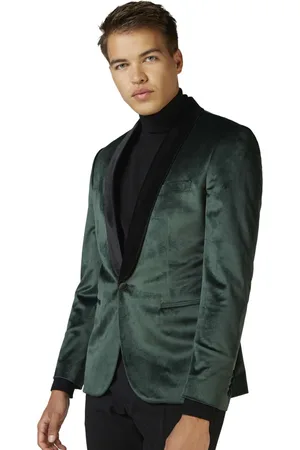 OppoSuits Deluxe Dinner Jacket - Rich Green - Heren Blazer