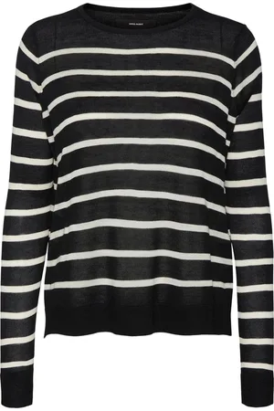 VERO MODA VMNOVA LS O-NECK PULLOVER GA NOOS Dames Trui